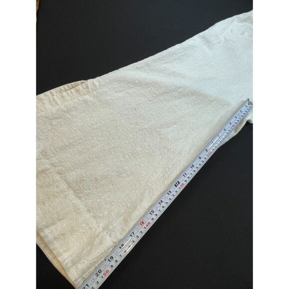 ~ By Anthropologie 0 Jumpsuit Linen Blend Cape Cod Crop Wide Leg Sleeveless - Picture 6 of 16